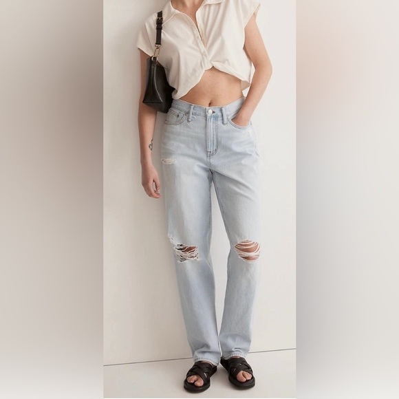 Madewell Denim - Madewell The Slouchy Boy Jean Sz23P NWT